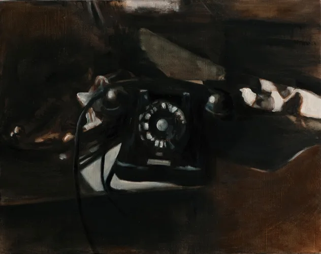 William Lewis Telephone, 2015 oil on canvas 11 x 14 in