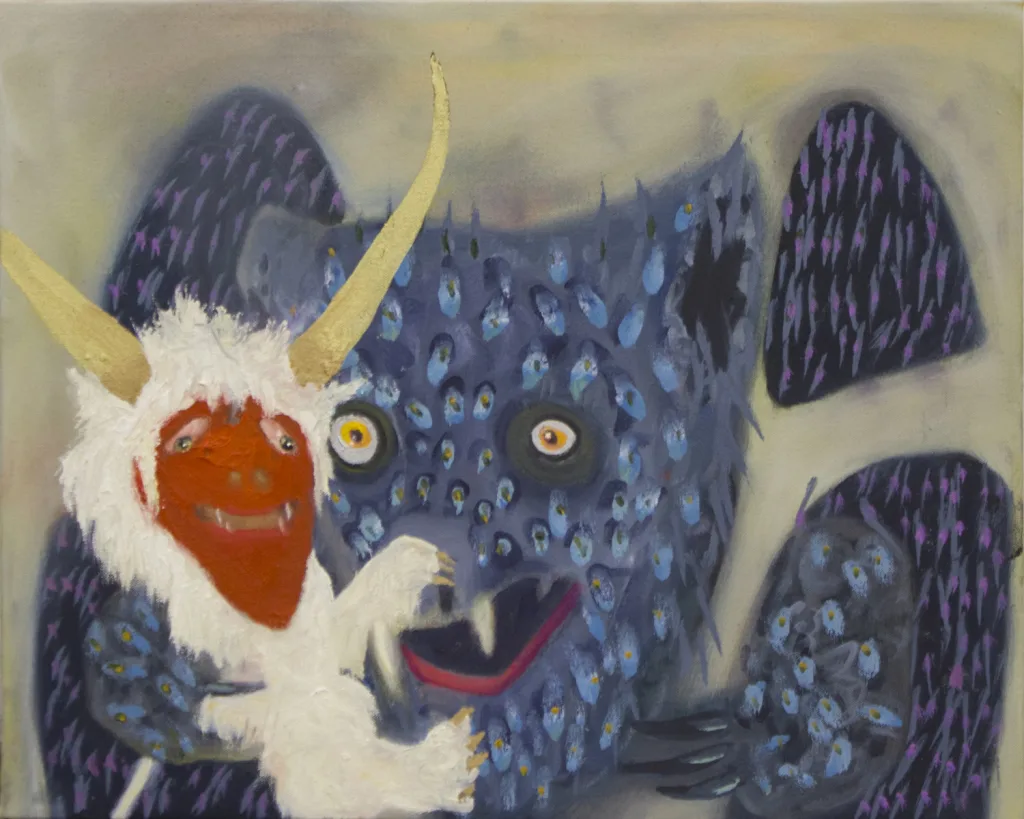LYDIA MARIA PFEFFER Beastie Beastie who live in my Chest, 2017 Oil on canvas 16 x 20 inches