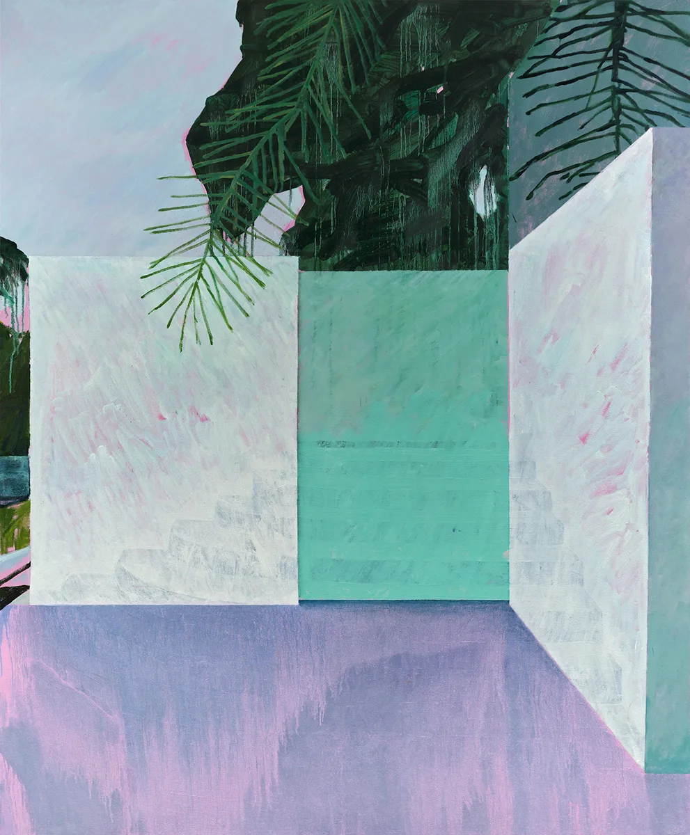 Entryway by Nick McPhail, oil on canvas, 70 x 58 inches