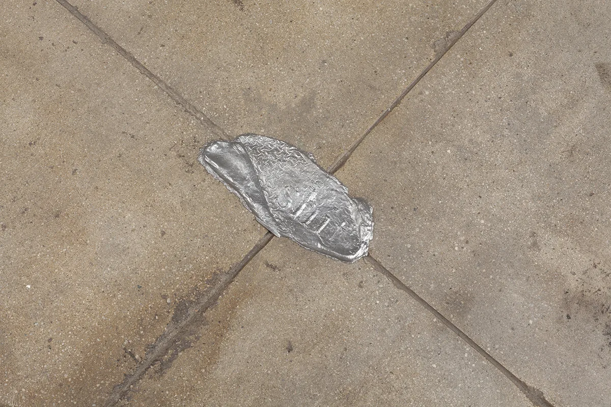 Shit 1 by Tanya Brodsky, Cast aluminum, 8 ½ x 4 x ½ inches