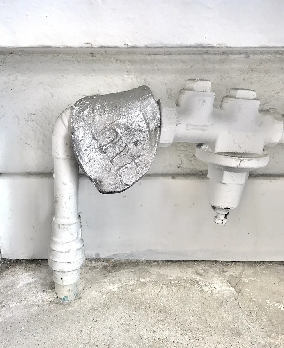 Shit 3 by Tanya Brodsky, Cast aluminum, 5 x 4 x 4 inches