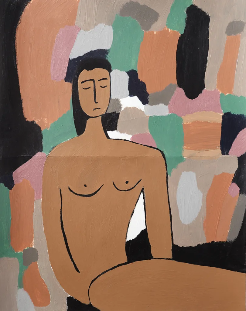 Lilian Martinez Terrazzo Wall, 2016 acrylic on paper 8.5 x 11 inches