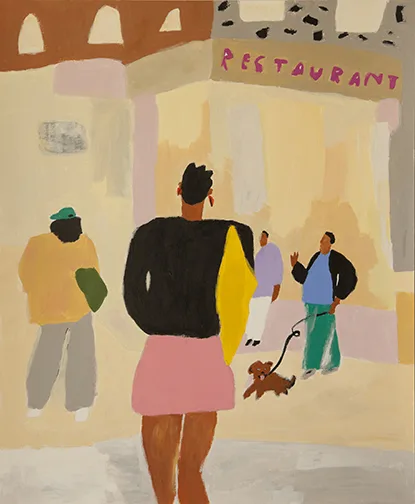 Lilian Martinez Oysters, 2016 acrylic on paper 17 x 14 inches