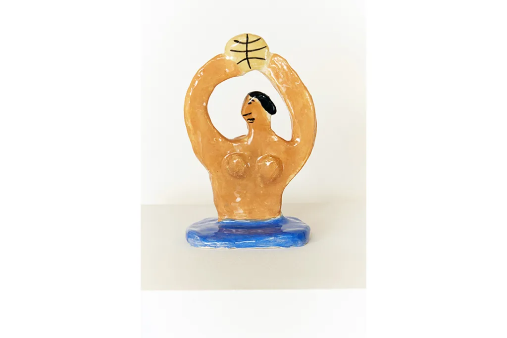 Lilian Martinez Slam Dunk, 2016 ceramic 7 x 4.5 x 3 inches