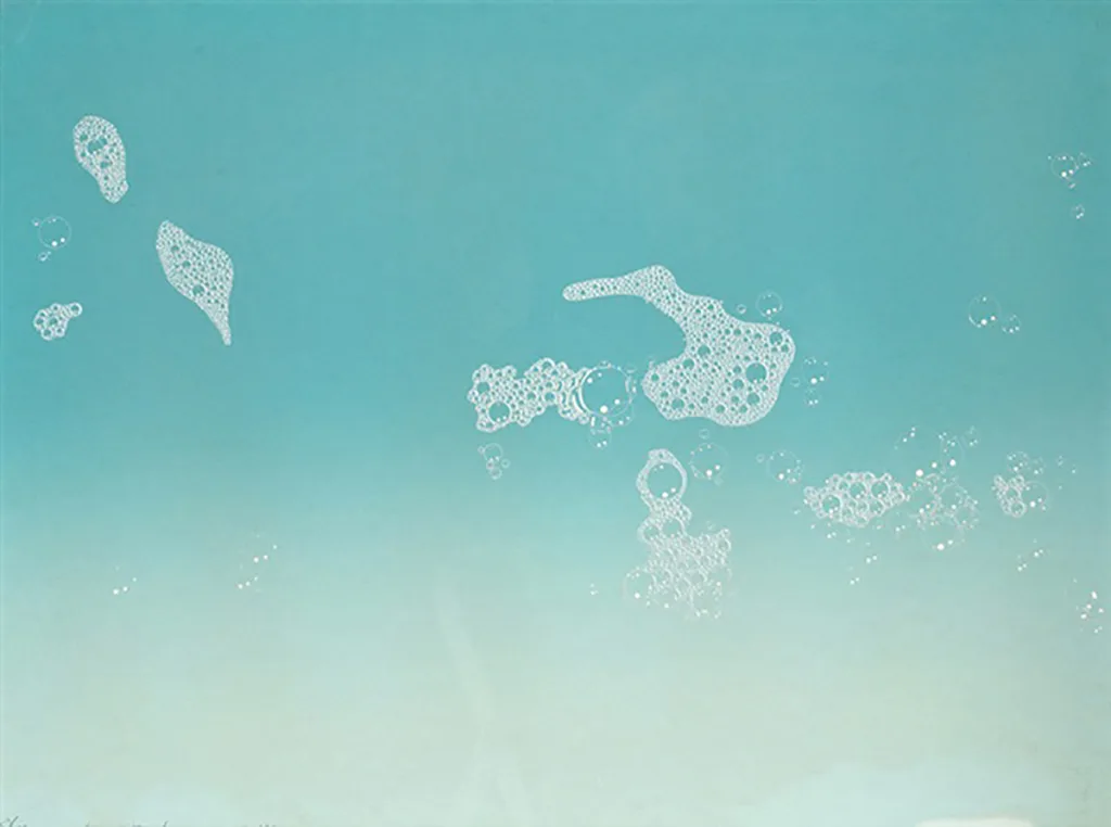 Ed Ruscha Green Suds, 1971 (1/100) Screenprint in colors on Arches paper 18 x 24 in