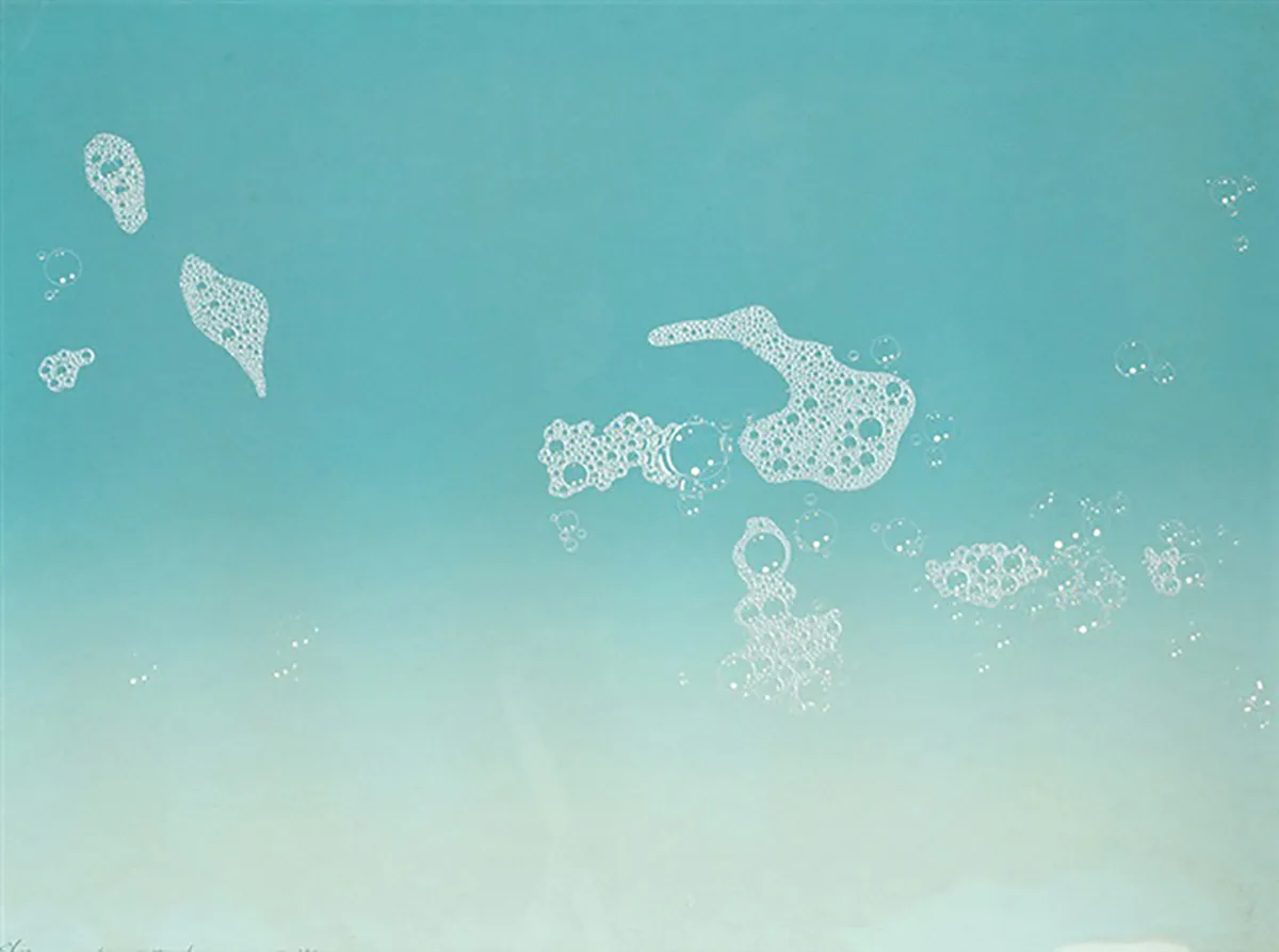Ed Ruscha Green Suds, 1971 (1/100) Screenprint in colors on Arches paper 18 x 24 in