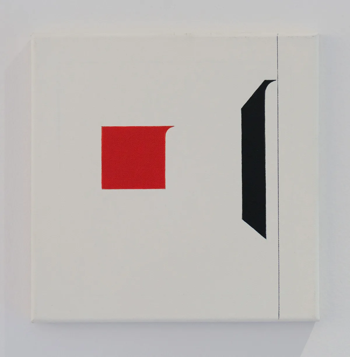 Tony DeLap A Deft Delusion, 2009 Acrylic on Canvas 10 x 10 in