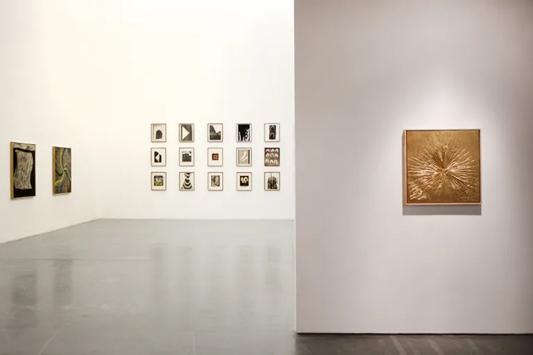 Installation image of Erin Morrison Object Decorum at Ochi Gallery in Ketchum, Idaho, 2016