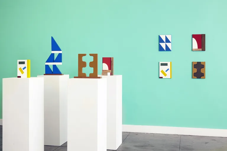 Installation image of Bright, Maing, Melchi, Puleo at Ochi Projects, Los Angeles, 2016