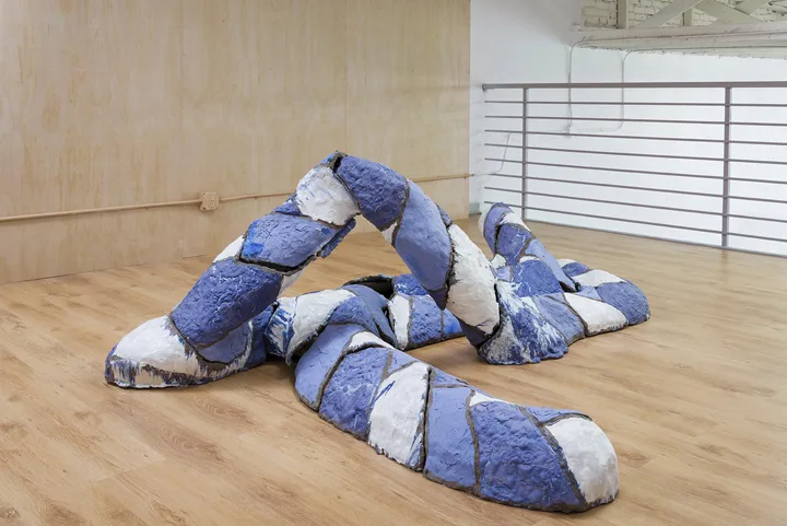 Installation image of Julia Haft-Candell, Double Knot at Ochi Projects, Los Angeles, 2016