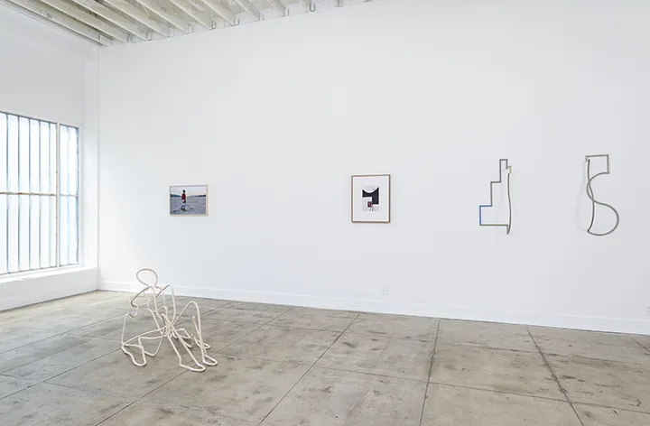Installation image of Occupy Space Differently at Ochi Projects, Los Angeles, 2016