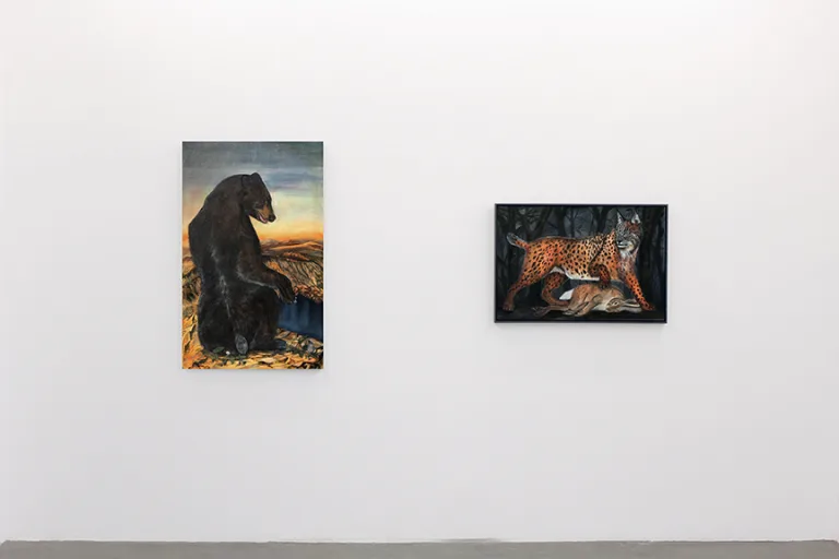 Installation image of Velia de Iuliis As the Crow Flies at Ochi Gallery, Ketchum, ID, 2016