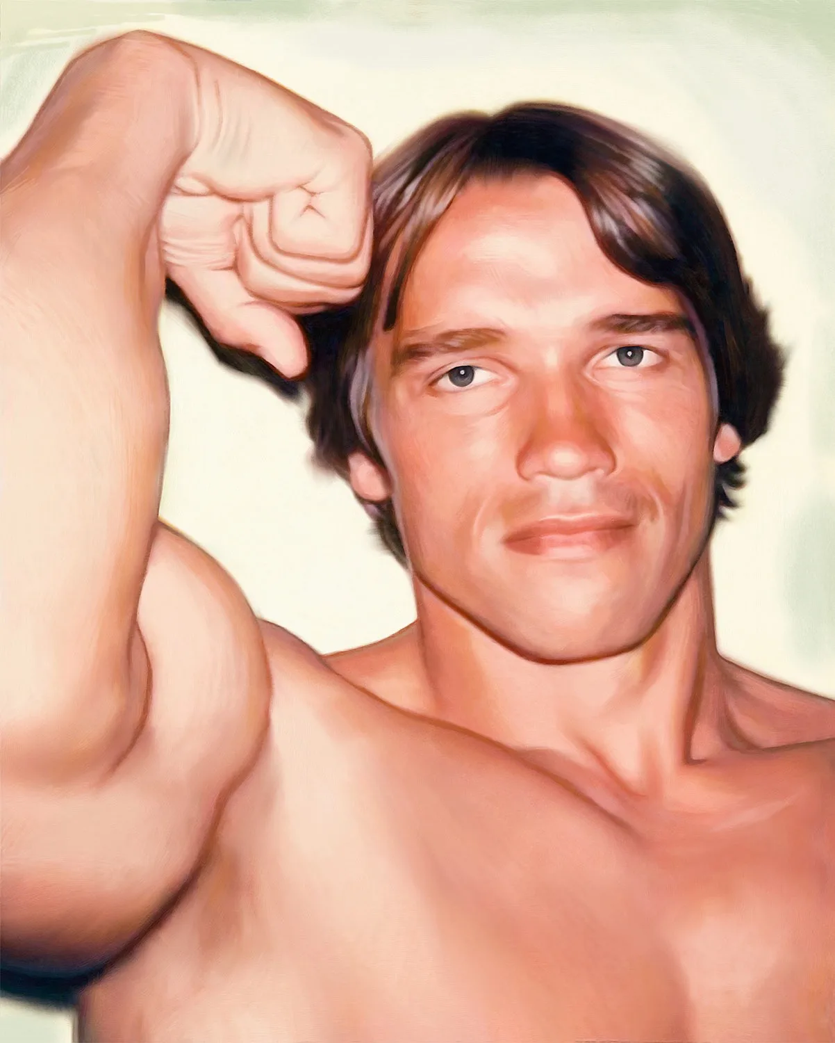 JAMES SEWARD, Arnold, 2017 oil on canvas, 25 x 20 inches