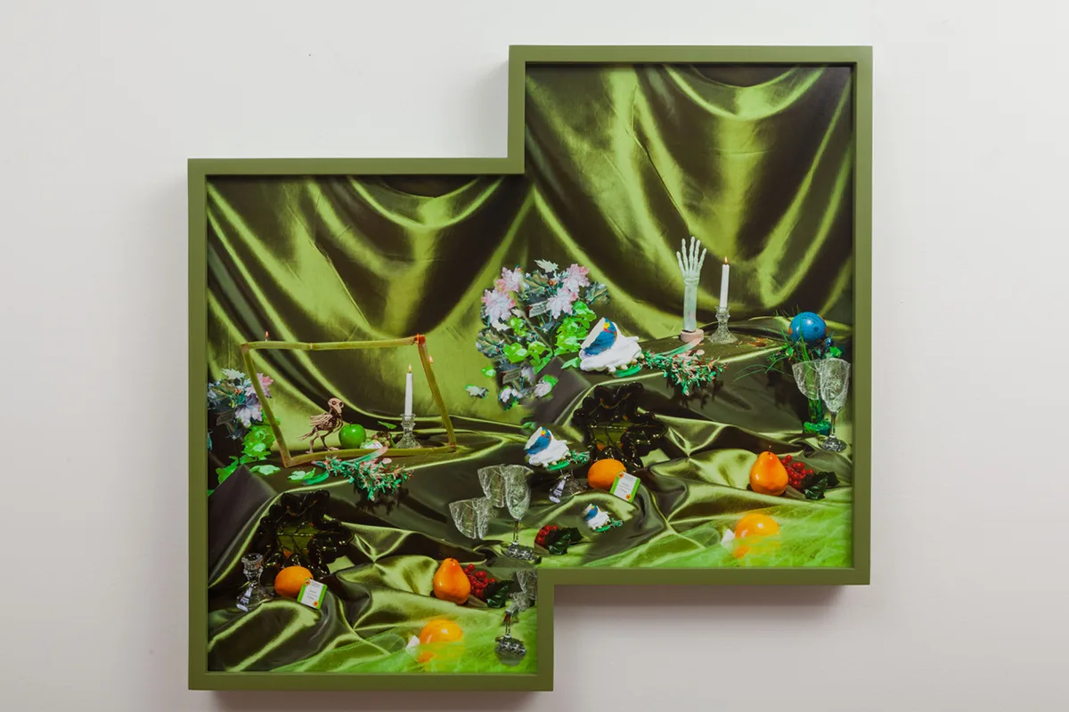 Jenalee Harmon Wacks for wax, 2018 Archival pigment print in polyurethane artist’s frame 30 x 32 inches