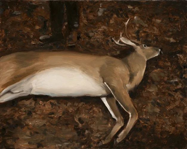 William Lewis Deer, 2015 oil on canvas 11 x 14 in