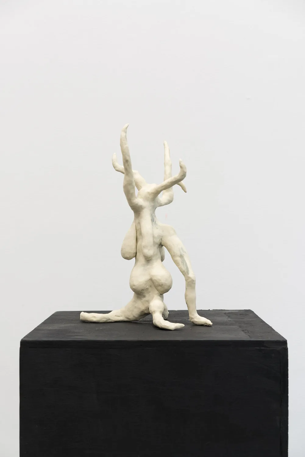 Trees in Paradise, 2017 by Young Joo Lee, Oil clay, aluminum, epoxy 13 x 10 x 9 inches