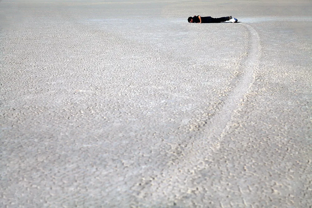 Ohan Breiding MRRT (Moving-Rocks-Race-Track) (Death Valley Series), 2012 Digital C-Print 5 x 7 inches Edition of 7 + 2 Aps