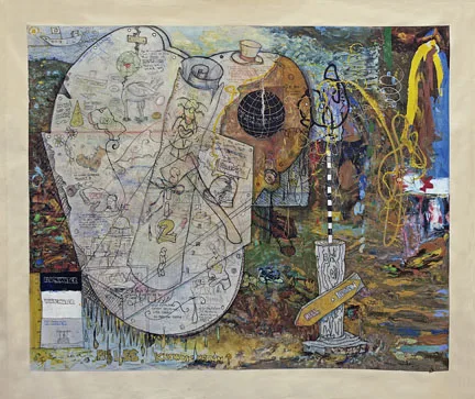 Sacred Yields by William T. Wiley