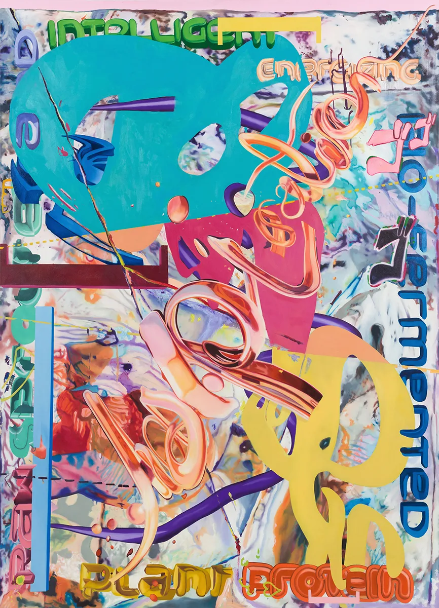 Rives Granade Moomat Ahiko, 2012-2016 oil on canvas 108 x 78 inches