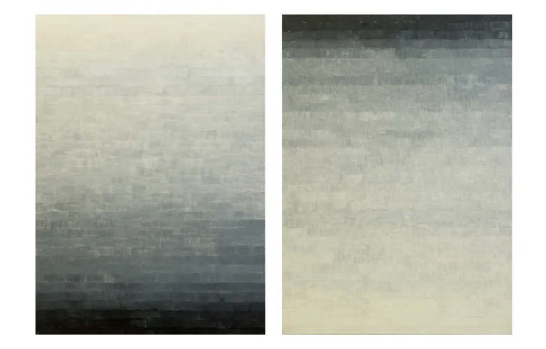 Pegan Brooke S187-S188, 2015 Oil on canvas 36 x 24 in (each)