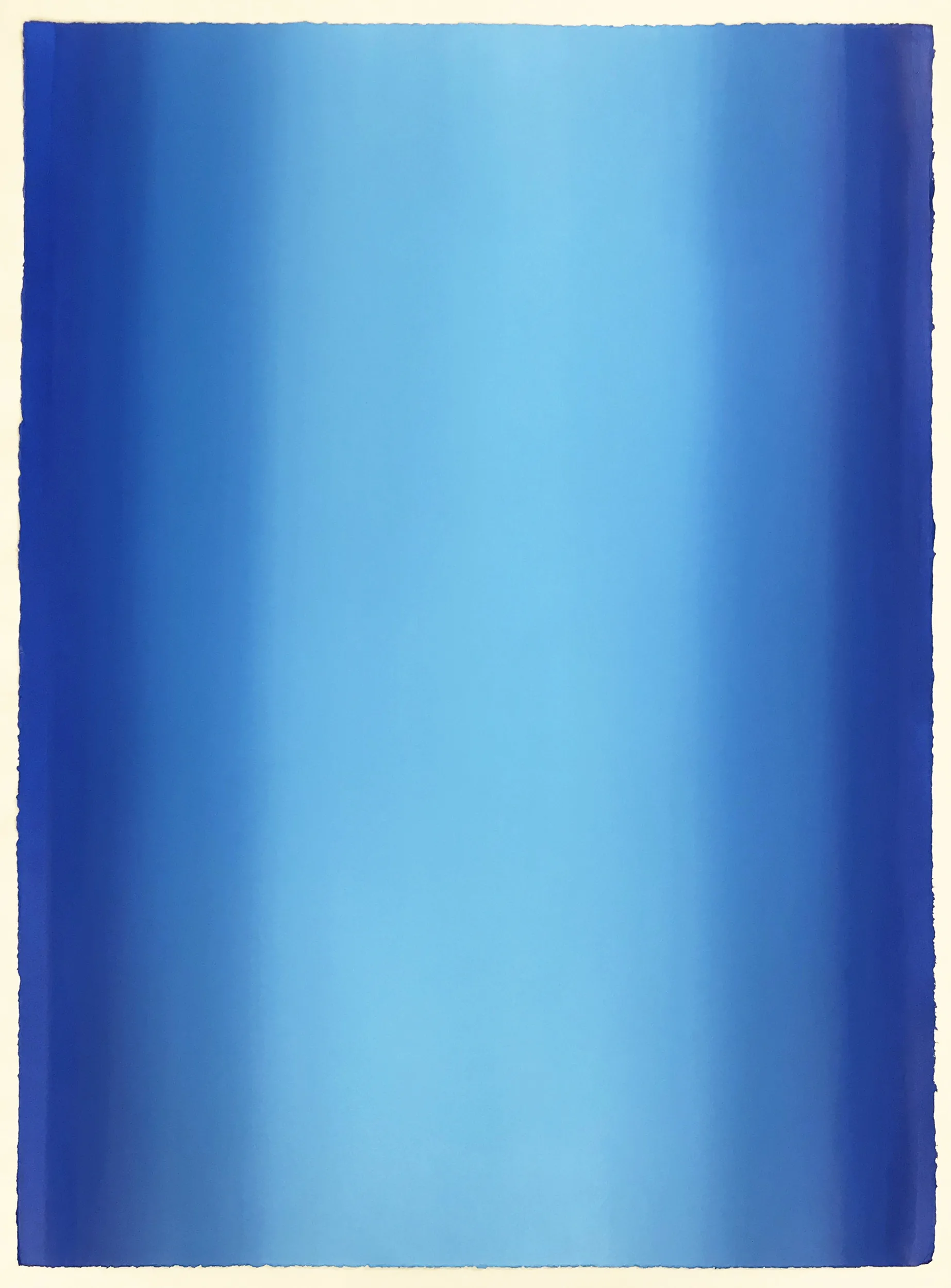 Depths 2 by Ruth Pastine, oil on paper, 30 x 22 inches