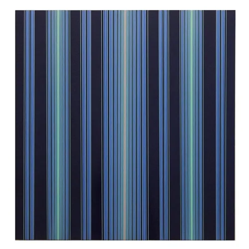 Brian Wills Untitled (blue column), 2014 rayon thread, wood, polyurethane 24 x 24 inches
