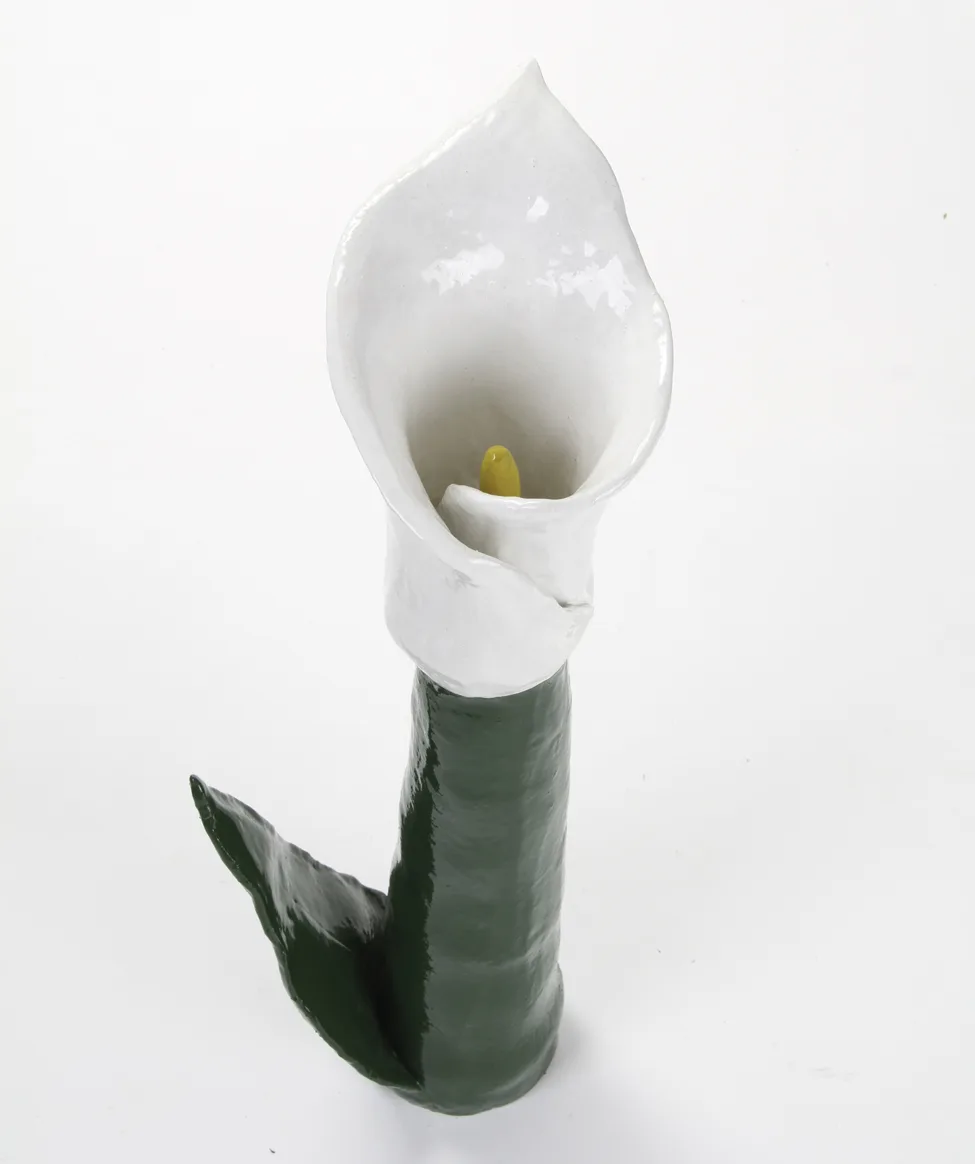 Lily, 2017 Cby Lorien Stern, eramic 24.5 x 9 x 8 inches $1500