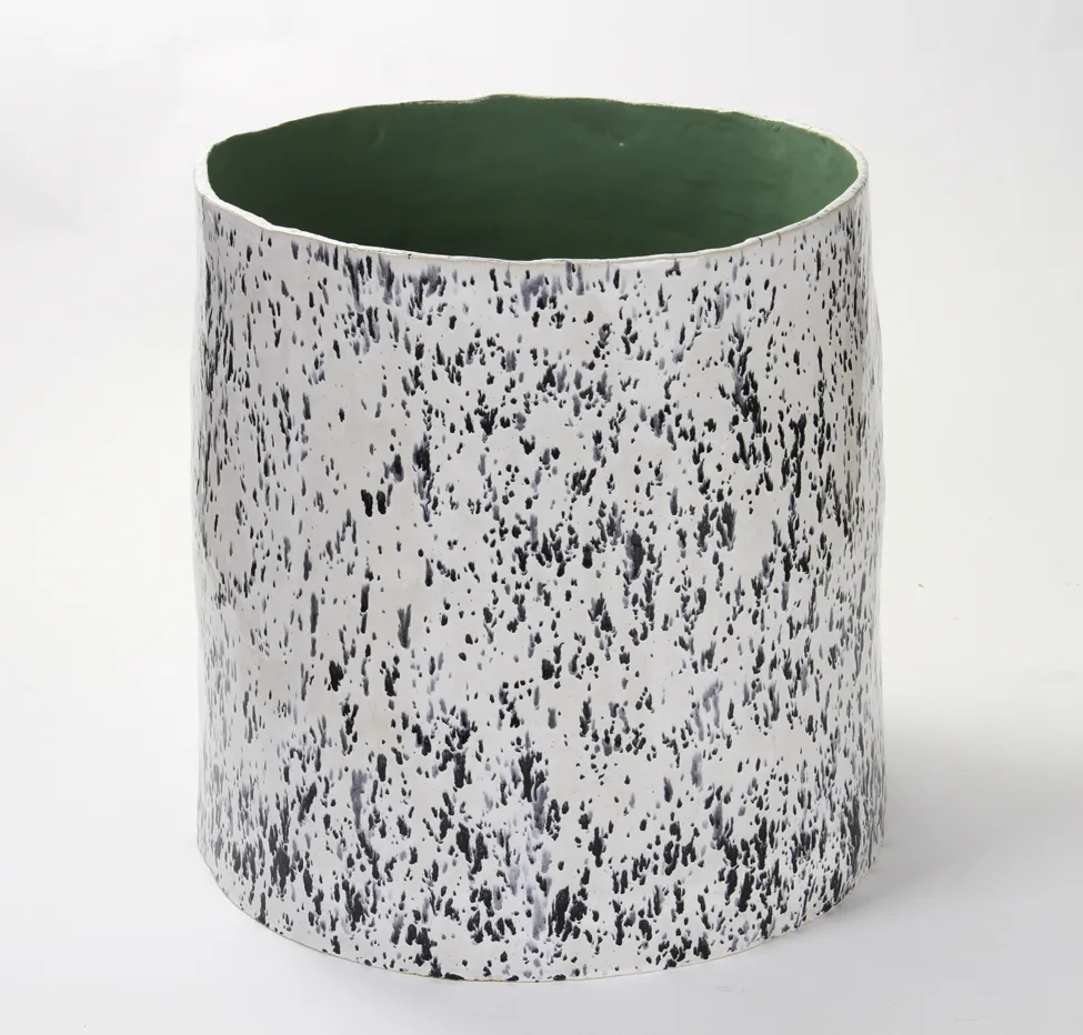 Orange Tree Pot, 2017 by Lorien Stern, Ceramic 18.5 x 18.5 inches