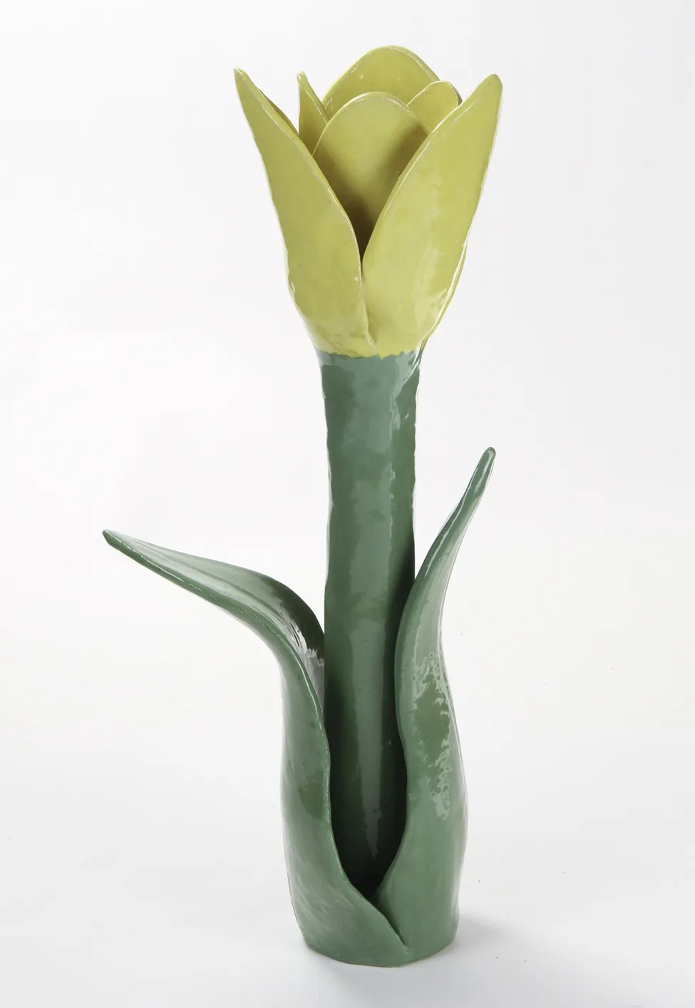 Tulip, 2017 by Lorien Stern, Ceramic 26 x 11 x 7 inches