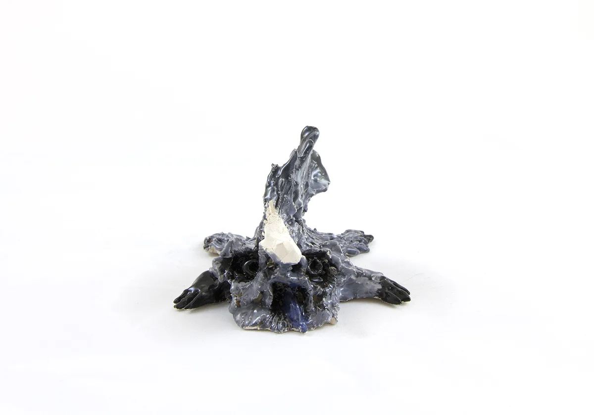 Rugman, 2019 by Lydia Maria Pfeffer, Ceramic, 2.5 x 4 x 4.5 inches