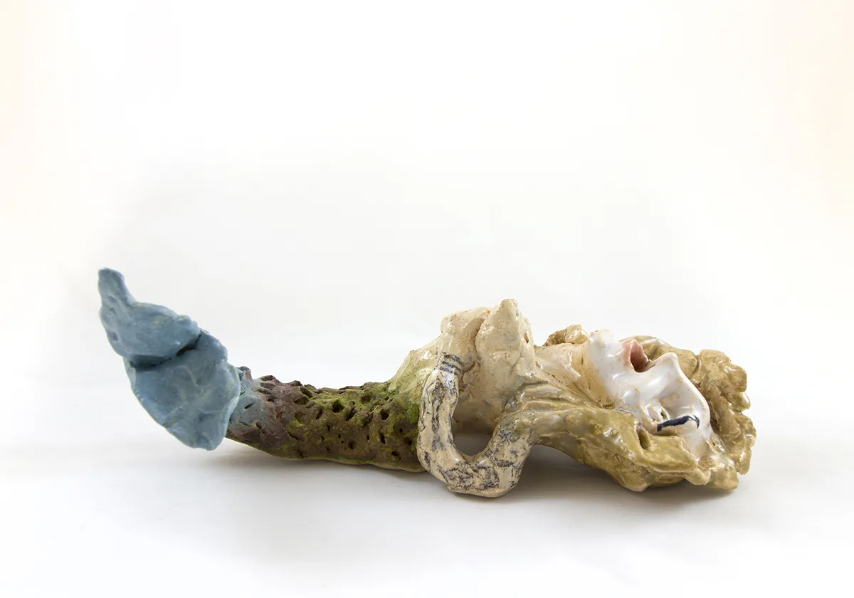 Natashana, 2019 by Lydia Maria Pfeffer Ceramic, 4 x 6 x 10 inches