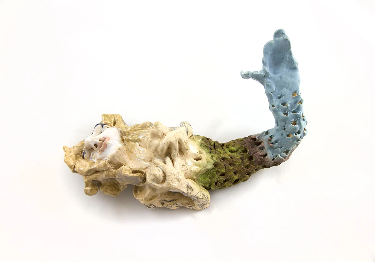 Natashana, 2019 by Lydia Maria Pfeffer Ceramic, 4 x 6 x 10 inches