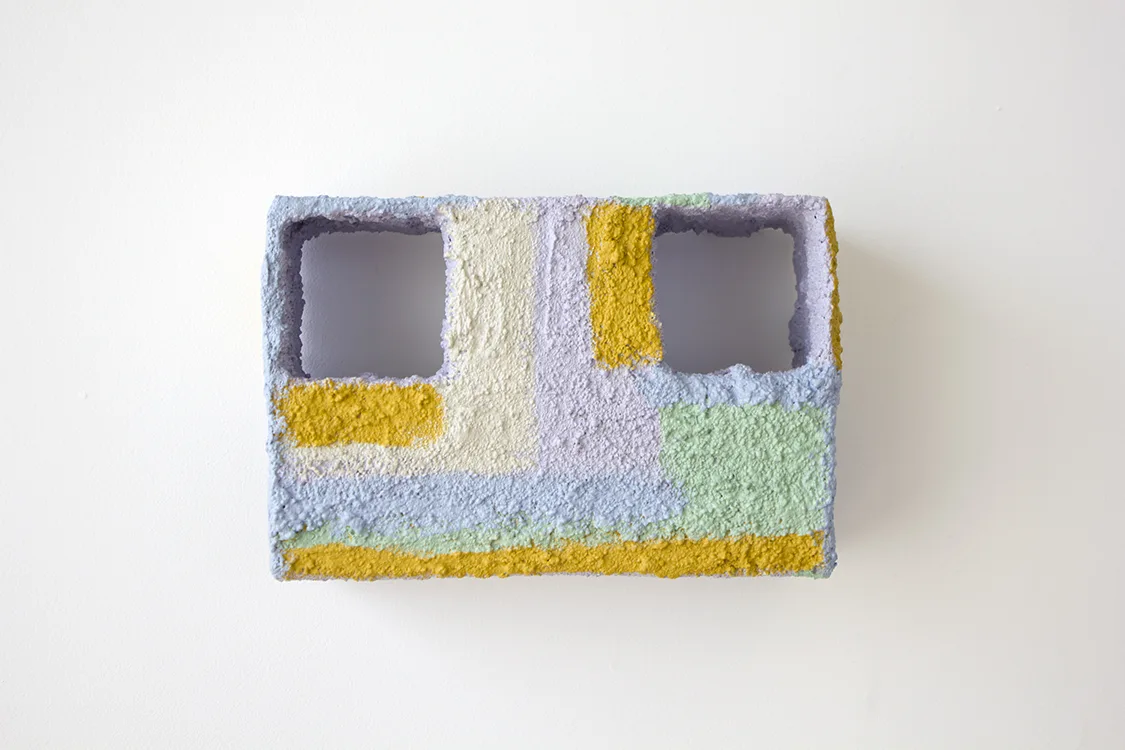 Beginn-ers I, 2017 by Molly Larkey8.25 x 12.25 x 4.5 inches steel, stucco, paint