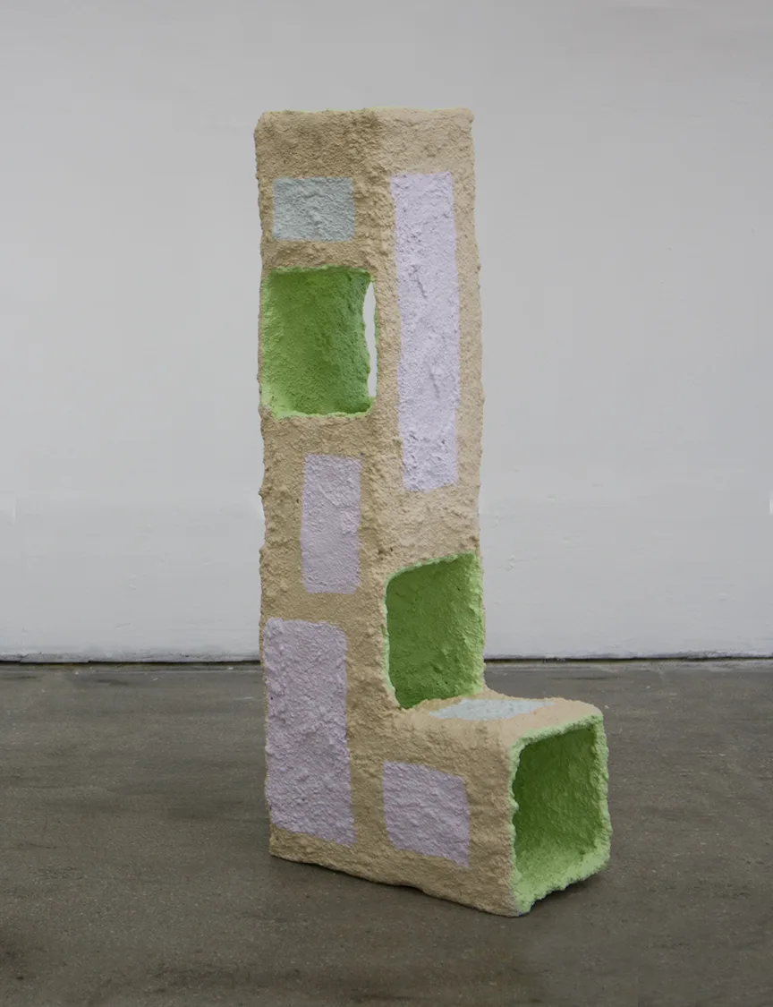 Beginn-ers 8, 2017 by Molly Larkey20.5 x 8.25 x 4.5 inches steel, stucco, paint