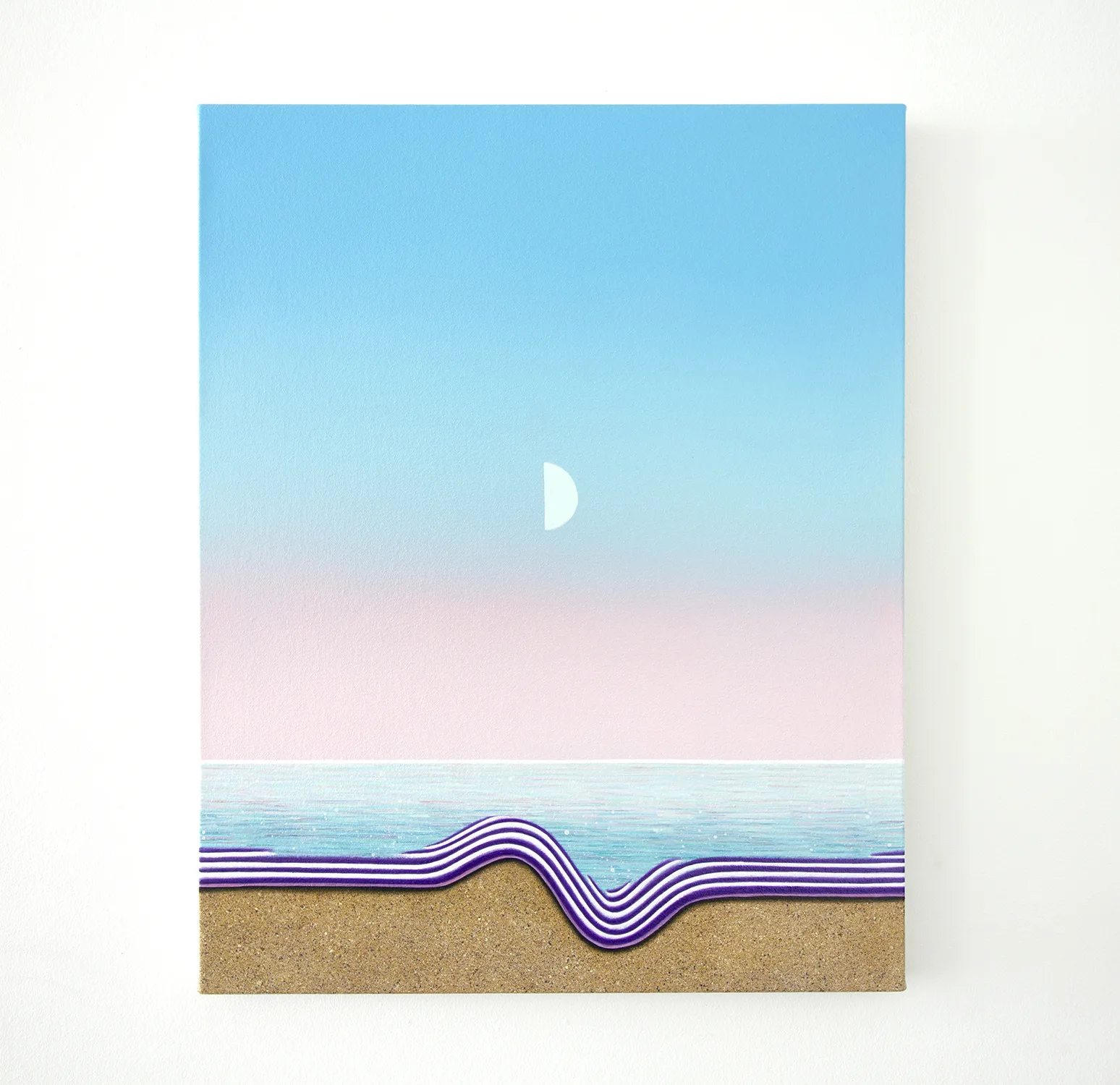 A Shallow Sound, 2018 Acrylic on canvas 25 x 20 inches