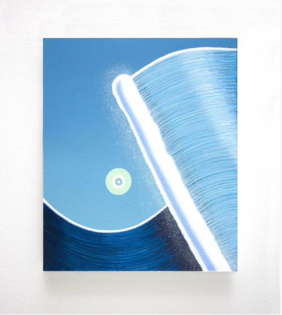 Spanish Poet, 2018 Acrylic on canvas 14 x 12 inches