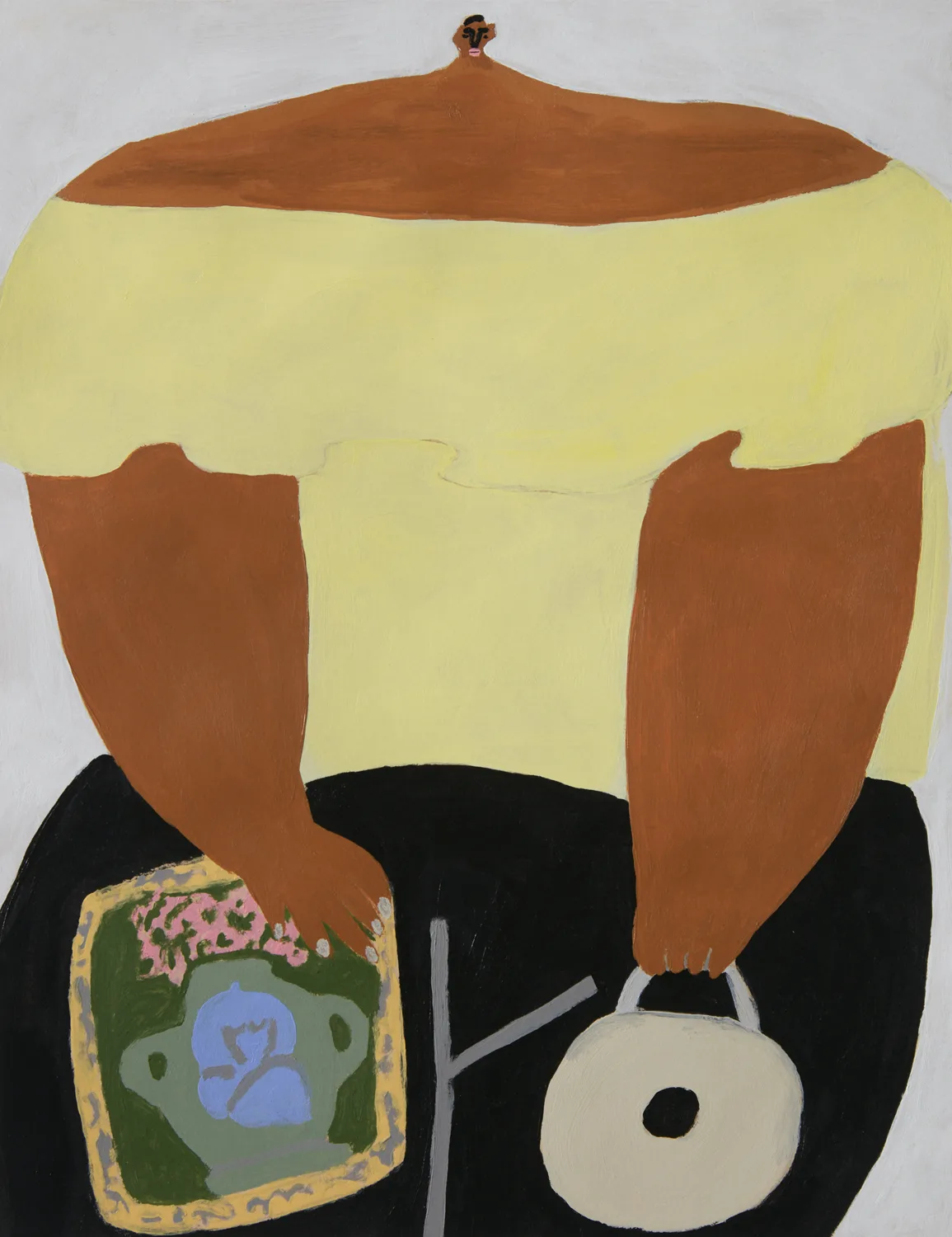 Antiques Roadshow by Lilian Martinez, acrylic on paper, 11 x 8.5 inches