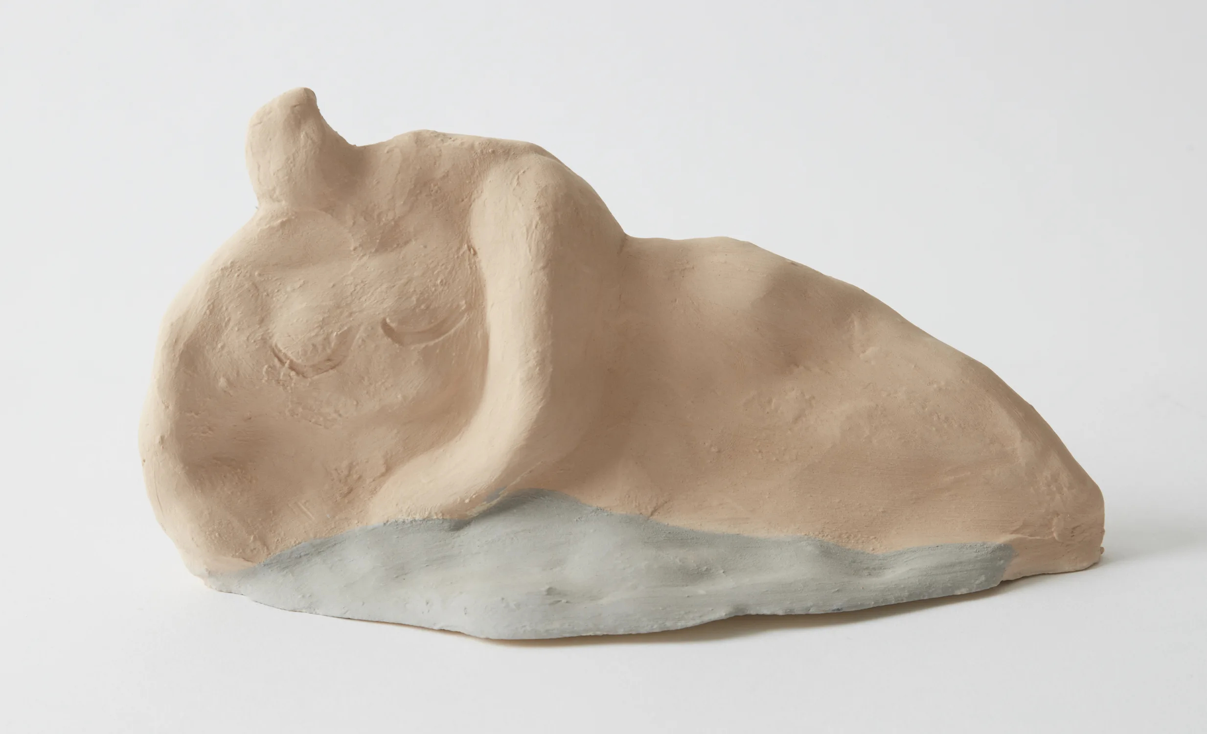 Clay Form by Lilian Martinez, ceramic, 4 x 8 x 2.5 inches