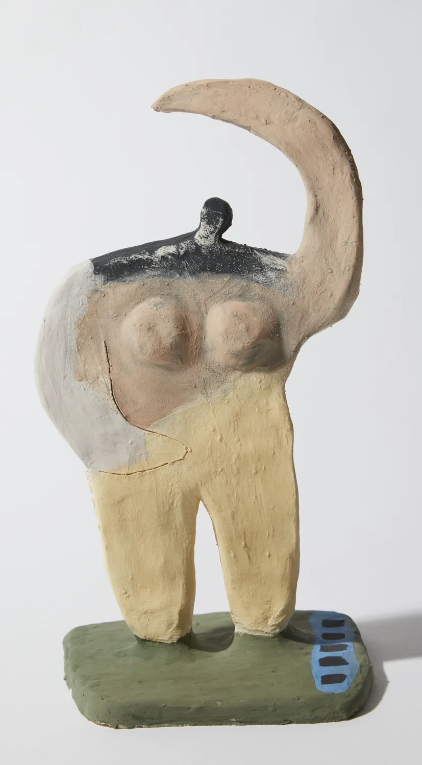 Reaching by Lilian Martinez, ceramic, 9 x 5 x 4.5 inches