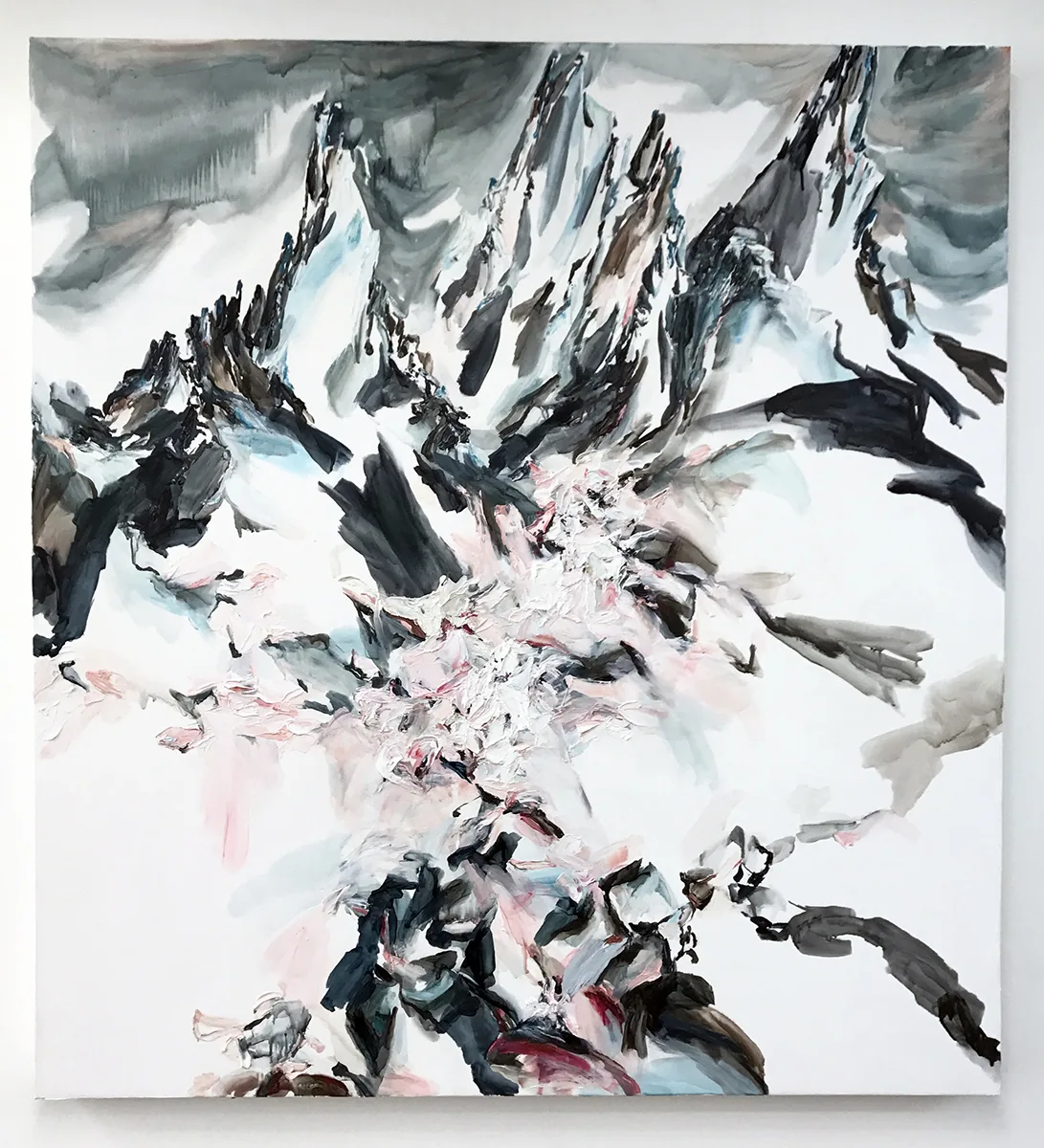 Elisa Johns Bear Peak, 2017 52x48 inches oil on canvas