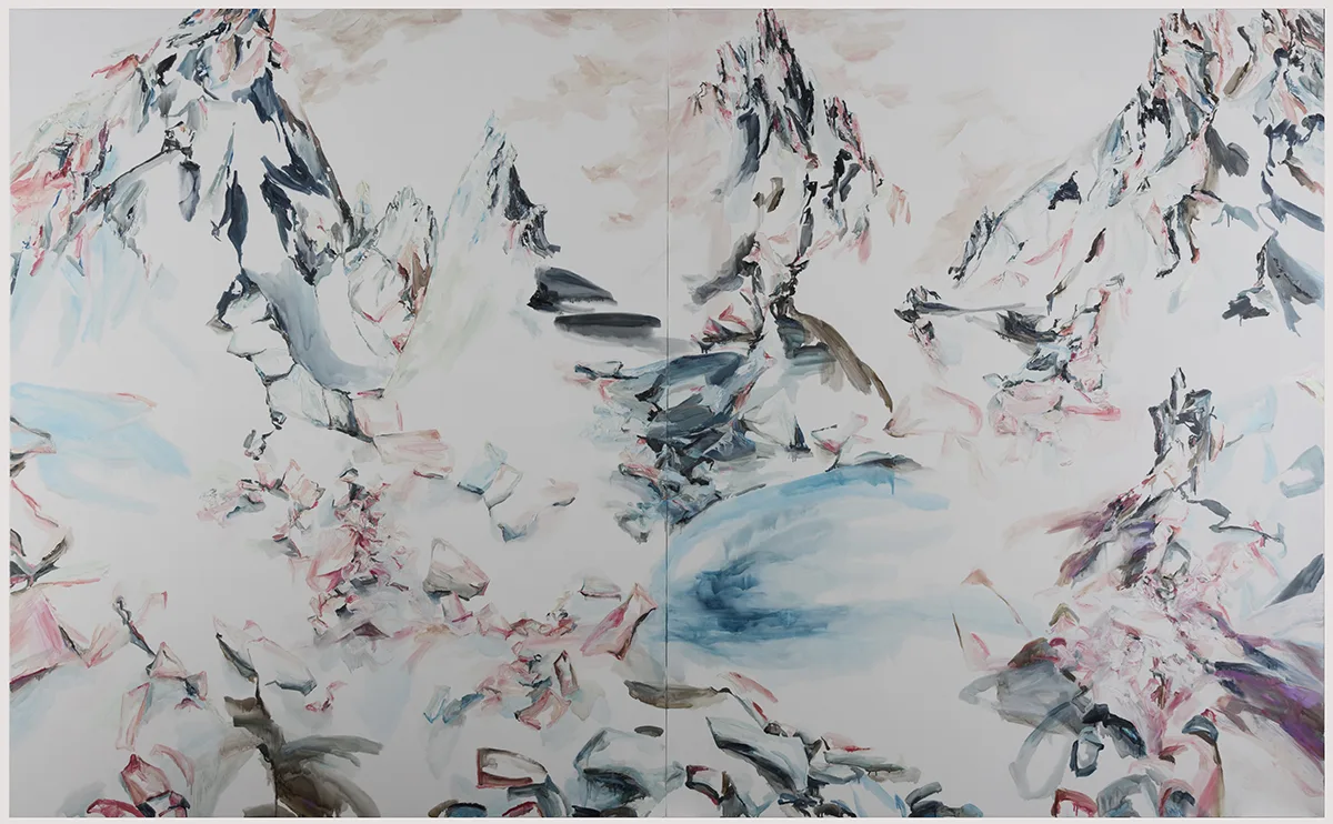 Elisa Johns Palisade Basin, 2016-2017 96 x 156 inches Oil on canvas