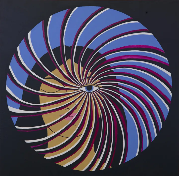 Caris Reid Eye on the Future, 2017 30 x 30 inches Acrylic on wood panel