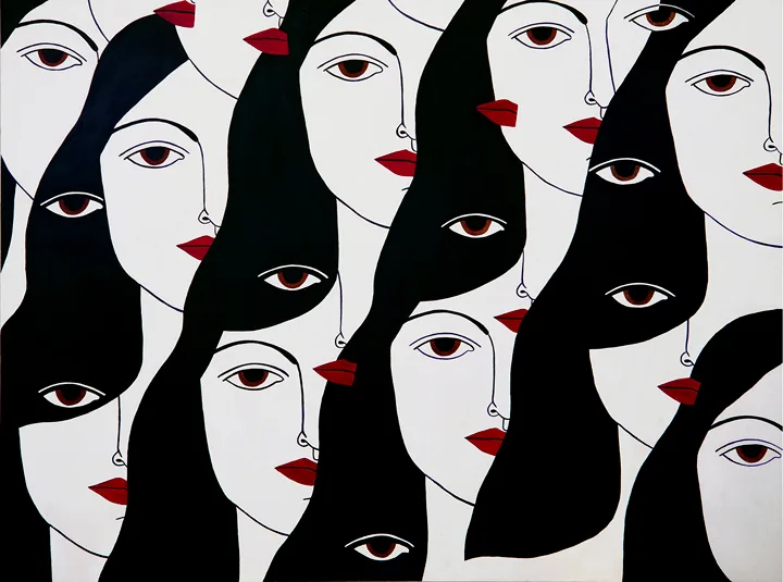 Caris Reid Matriarchal Matrix, 2017 30 x 40 inches Acrylic on wood panel