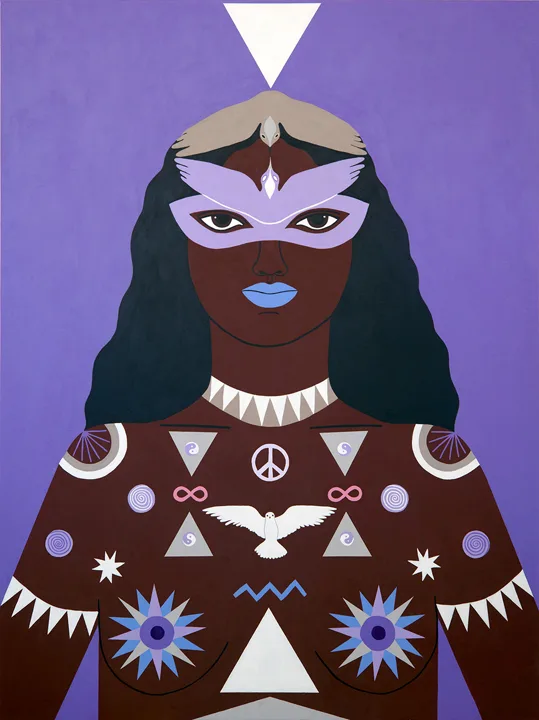 Caris Reid Mourning Dove, 2017 48 x 36 inches Acrylic on wood panel