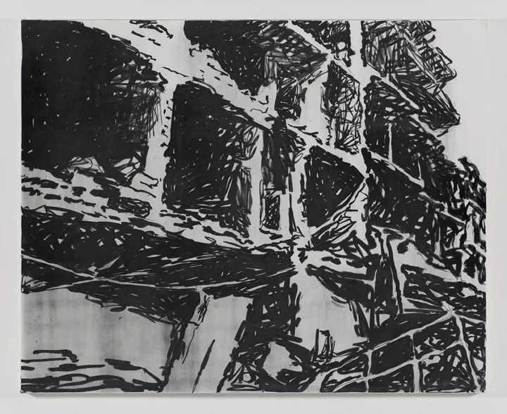 Claudia Parducci Samalka, 2015 charcoal on canvas