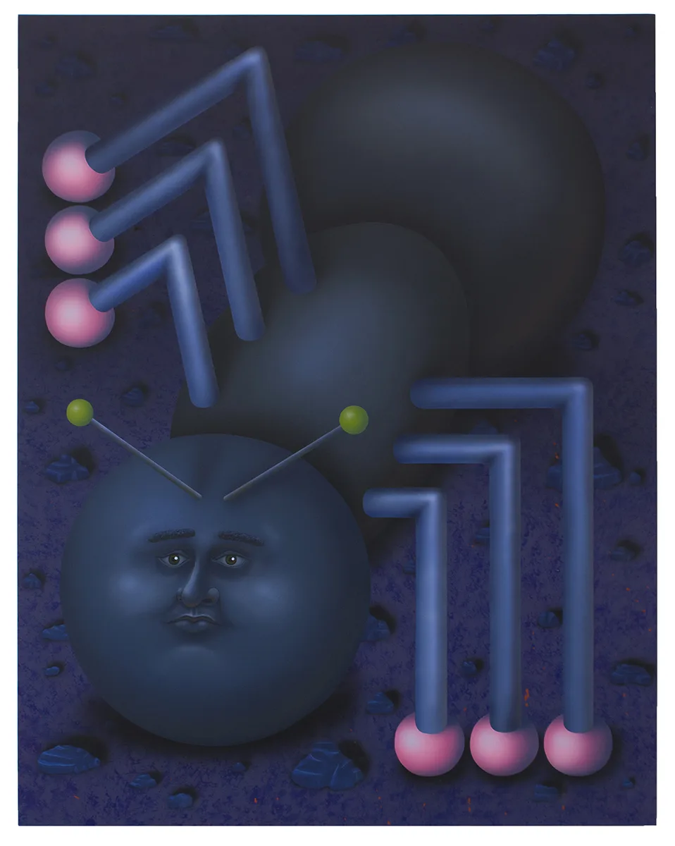 The Night Ant, 2017 Acrylic on panel 46 x 36