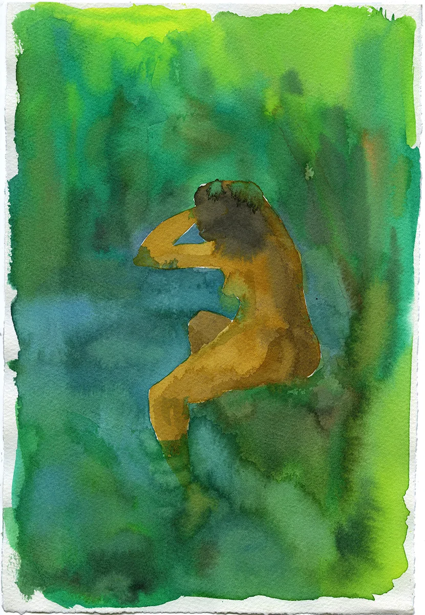 Mirage 12 by Adrienne Elise Tarver, watercolor on paper