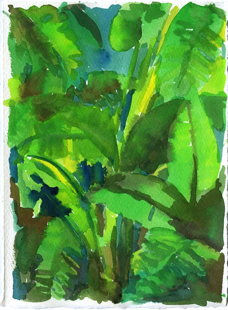 Mirage 16 by Adrienne Elise Tarver, watercolor on paper