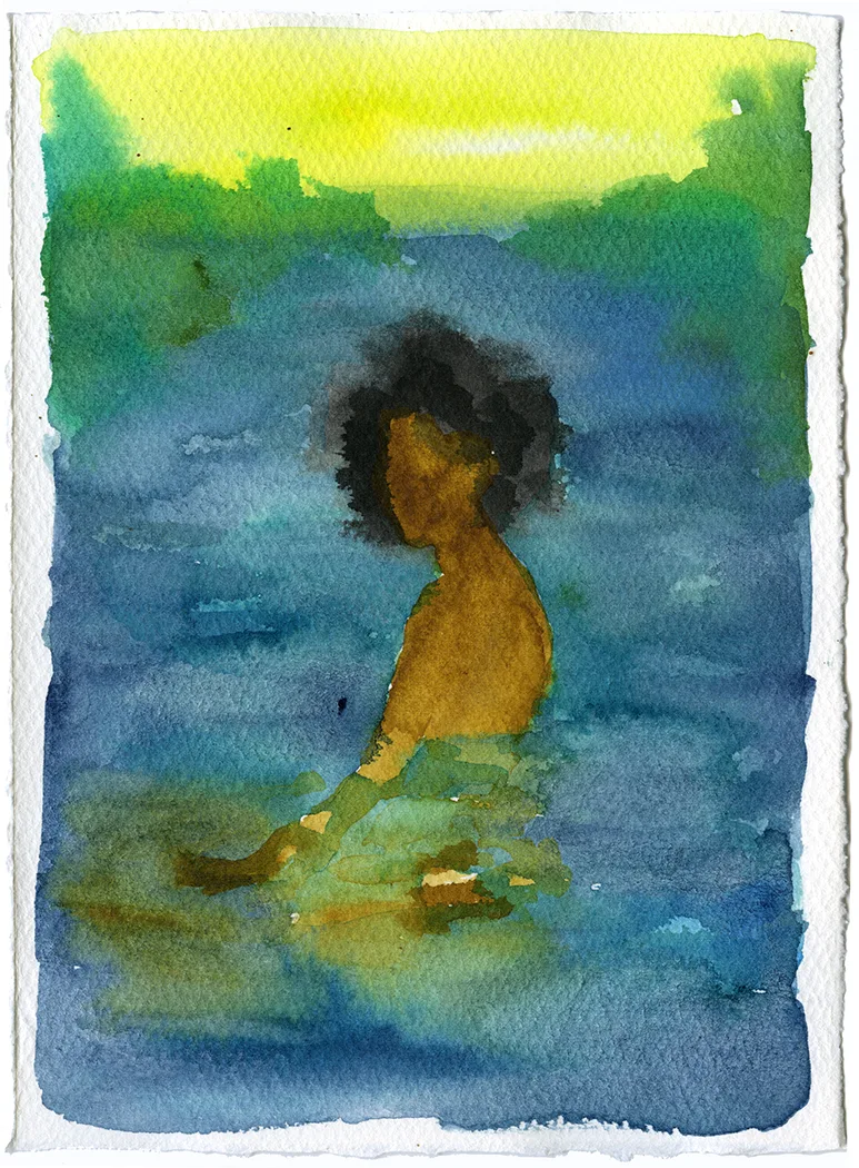 Mirage 17by Adrienne Elise Tarver, watercolor on paper