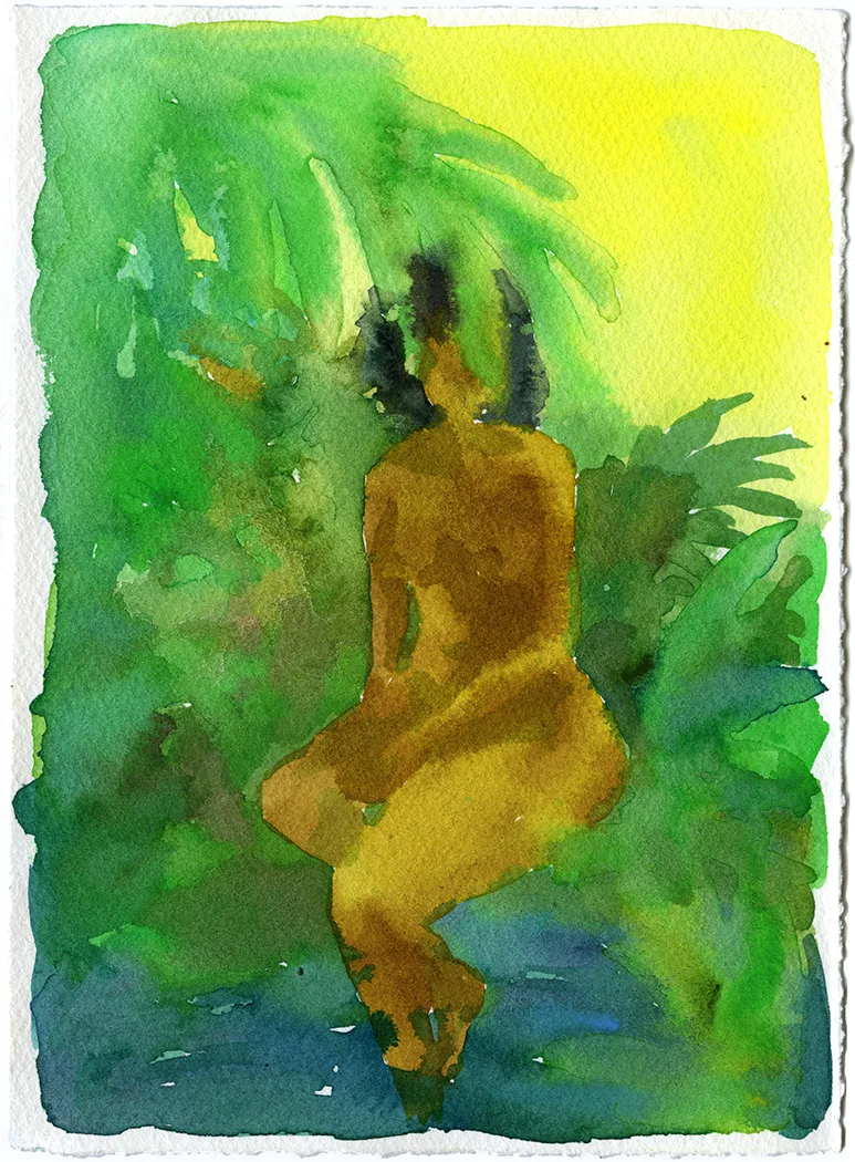 Mirage 18 by Adrienne Elise Tarver, watercolor on paper